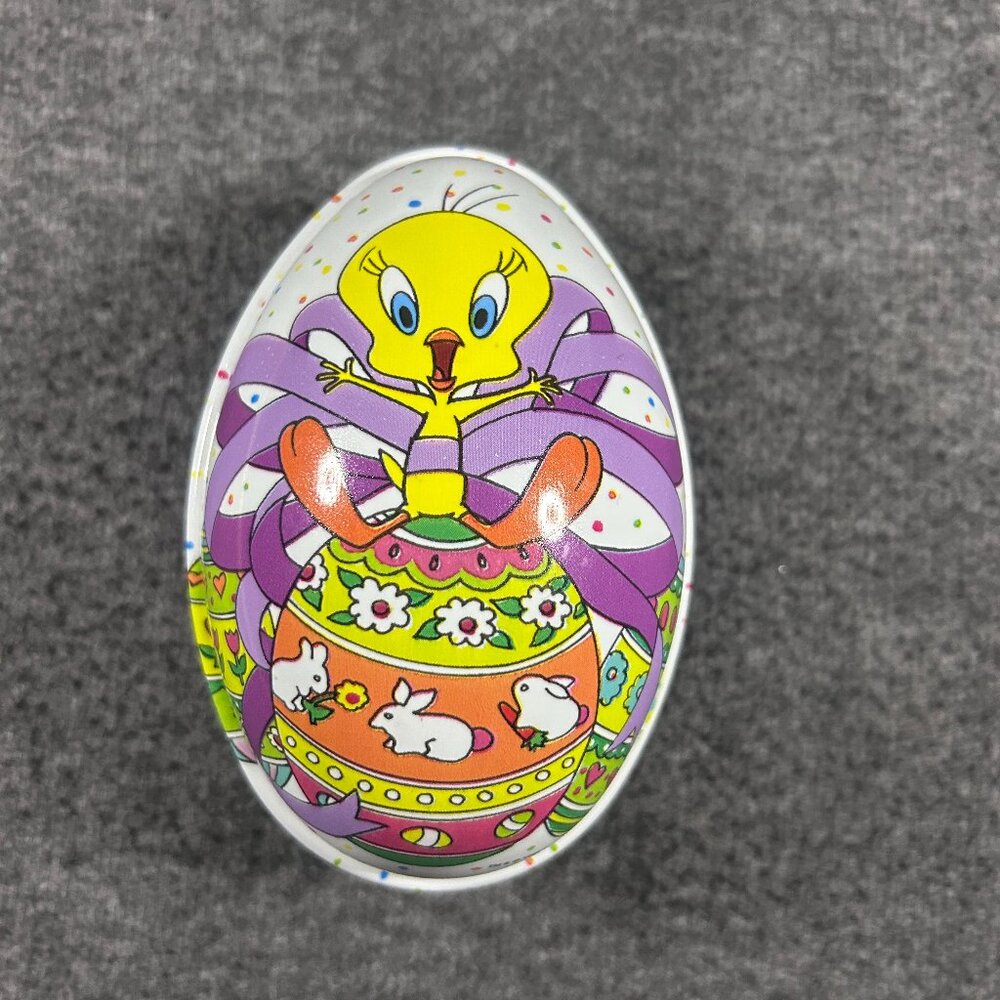 Vintage‎ 1996 Ullman Looney Tunes Warner Bros Tweety Bird Plastic Easter Egg USA